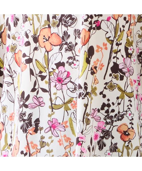 missel / ミゼール カットソー | 【洗える・日本製・3L/4Lサイズあり】花柄起毛カットソー | 詳細4