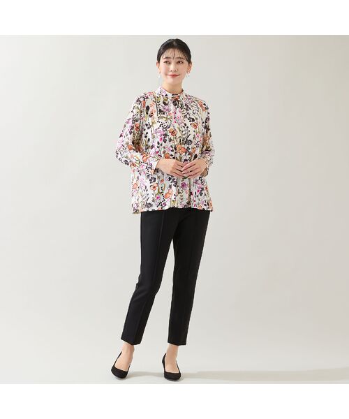 missel / ミゼール カットソー | 【洗える・日本製・3L/4Lサイズあり】花柄起毛カットソー | 詳細5