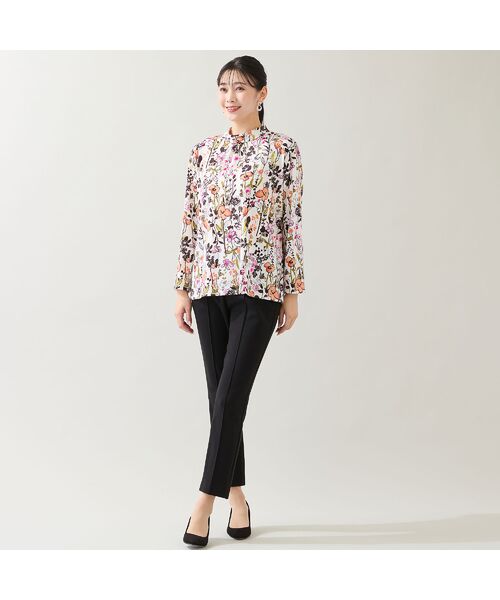 missel / ミゼール カットソー | 【洗える・日本製・3L/4Lサイズあり】花柄起毛カットソー | 詳細6