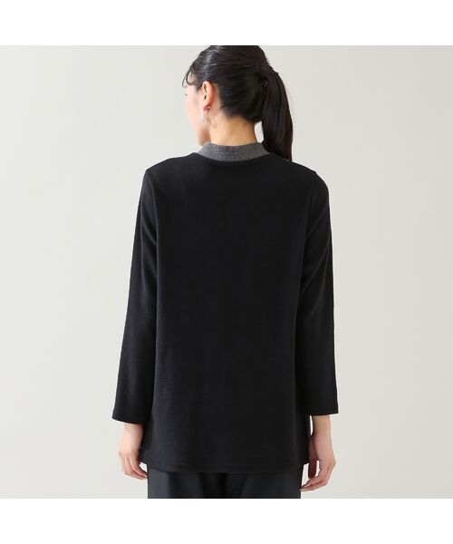 missel / ミゼール カットソー | 【洗える・日本製・3L/4Lサイズあり】ブロッキングトップス | 詳細1