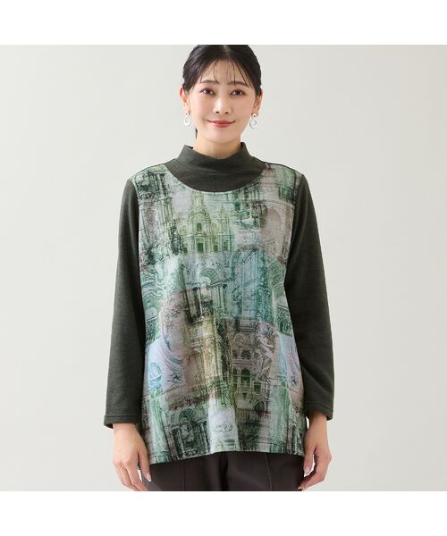 missel / ミゼール カットソー | 【洗える・日本製・3L/4Lサイズあり】風景柄カットソー | 詳細9