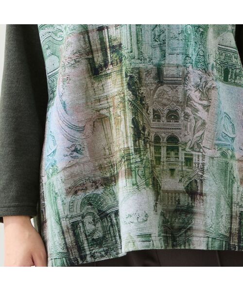 missel / ミゼール カットソー | 【洗える・日本製・3L/4Lサイズあり】風景柄カットソー | 詳細11