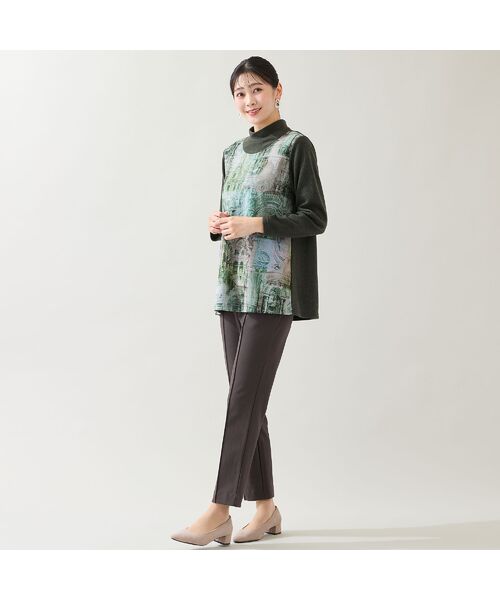 missel / ミゼール カットソー | 【洗える・日本製・3L/4Lサイズあり】風景柄カットソー | 詳細12