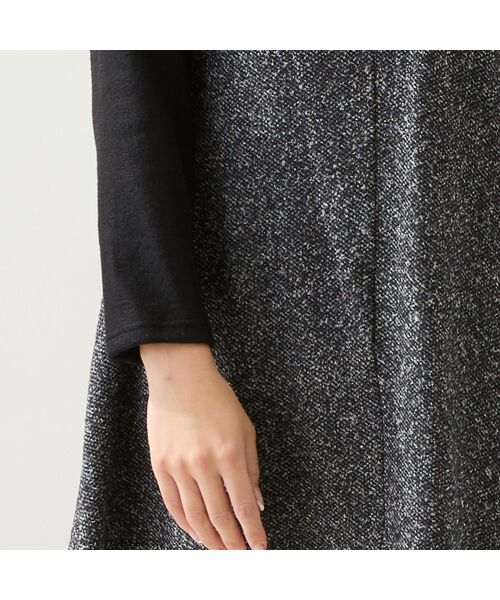 missel / ミゼール カットソー | 【洗える・日本製・3L/4Lサイズあり】起毛ジャカードチュニック | 詳細5