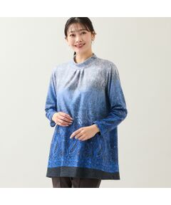 missel / ミゼール カットソー | 【洗える・日本製・3L/4Lサイズあり】ペイズリー柄チュニック