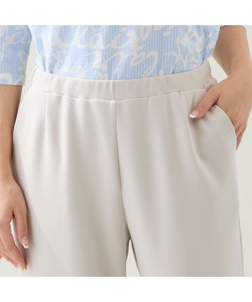 missel / ミゼール その他パンツ | 【洗える・快適ストレッチ・セットアップ可・3L/4Lサイズ】イージーワイドパンツ | 詳細3
