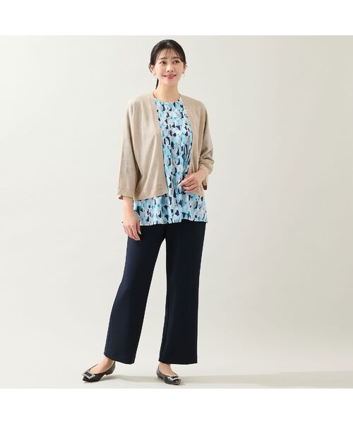 missel / ミゼール その他パンツ | 【洗える・快適ストレッチ・セットアップ可・3L/4Lサイズ】イージーワイドパンツ | 詳細13