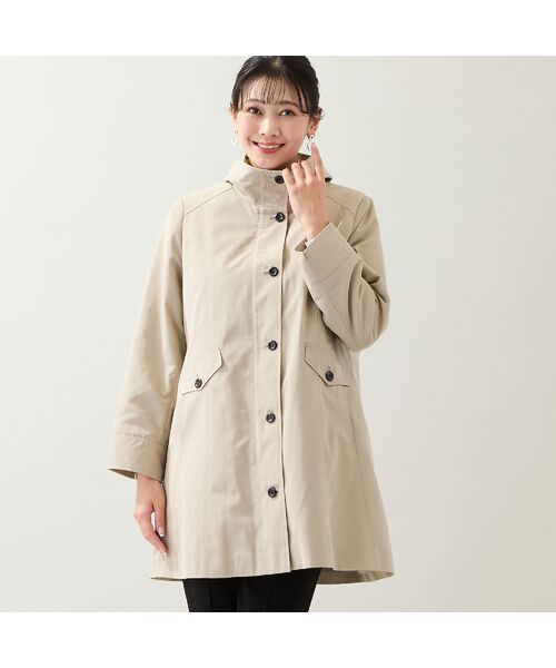 missel / ミゼール その他アウター | 【WEB先行販売・ライナー取り外し可・3L/4Lサイズあり】スタンドカラーコート | 詳細1