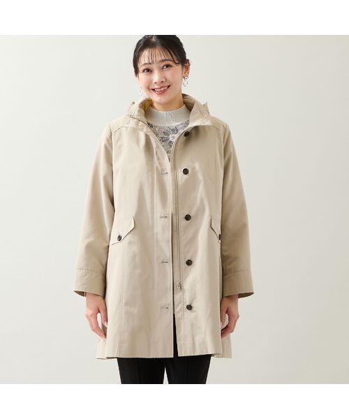 missel / ミゼール その他アウター | 【WEB先行販売・ライナー取り外し可・3L/4Lサイズあり】スタンドカラーコート | 詳細7