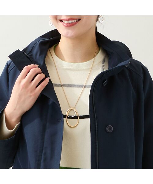 missel / ミゼール その他アウター | 【WEB先行販売・ライナー取り外し可・3L/4Lサイズあり】スタンドカラーコート | 詳細11