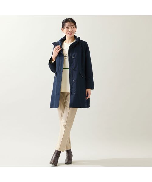 missel / ミゼール その他アウター | 【WEB先行販売・ライナー取り外し可・3L/4Lサイズあり】スタンドカラーコート | 詳細15