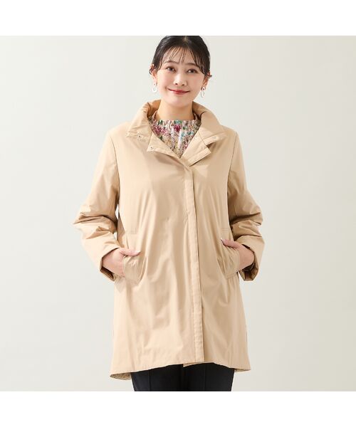 missel / ミゼール その他アウター | 【軽量・中綿裏地つき・3L/4Lサイズあり】スタンドカラーコート | 詳細1