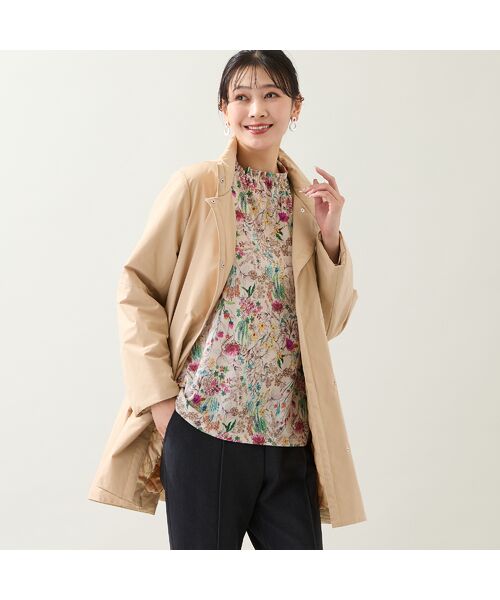 missel / ミゼール その他アウター | 【軽量・中綿裏地つき・3L/4Lサイズあり】スタンドカラーコート | 詳細3