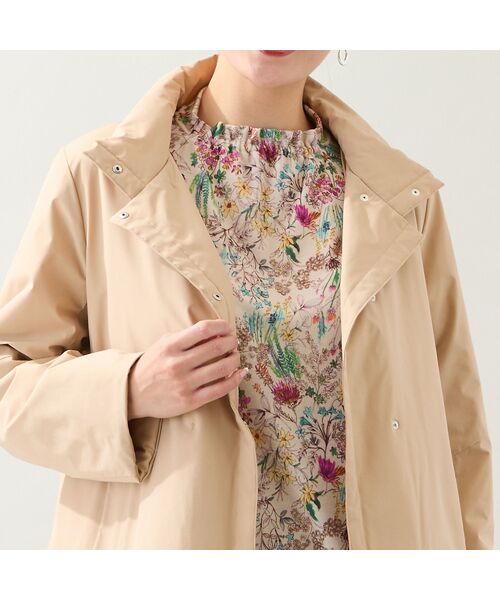 missel / ミゼール その他アウター | 【軽量・中綿裏地つき・3L/4Lサイズあり】スタンドカラーコート | 詳細4