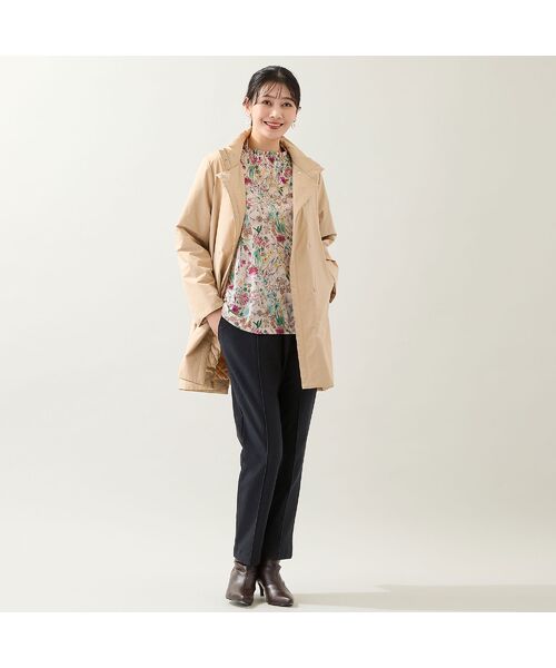 missel / ミゼール その他アウター | 【軽量・中綿裏地つき・3L/4Lサイズあり】スタンドカラーコート | 詳細7