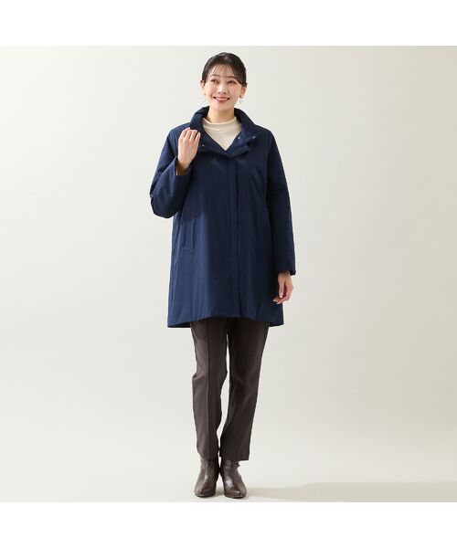 missel / ミゼール その他アウター | 【軽量・中綿裏地つき・3L/4Lサイズあり】スタンドカラーコート | 詳細17