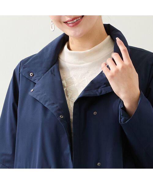 missel / ミゼール その他アウター | 【軽量・中綿裏地つき・3L/4Lサイズあり】スタンドカラーコート | 詳細10