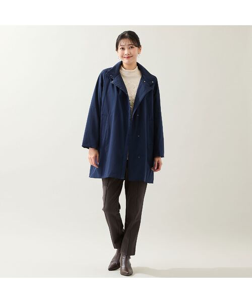 missel / ミゼール その他アウター | 【軽量・中綿裏地つき・3L/4Lサイズあり】スタンドカラーコート | 詳細14