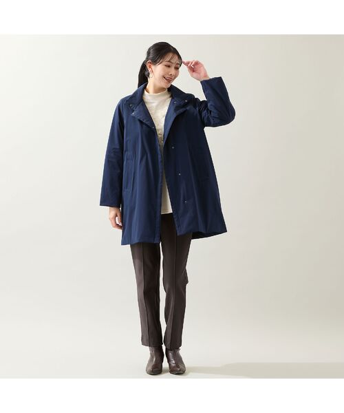 missel / ミゼール その他アウター | 【軽量・中綿裏地つき・3L/4Lサイズあり】スタンドカラーコート | 詳細16