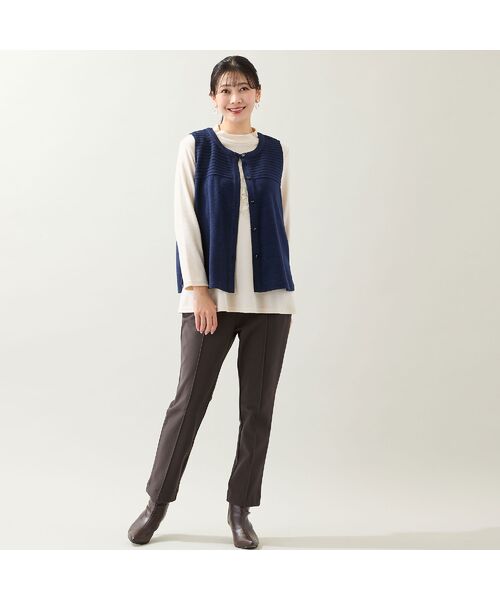 missel / ミゼール カットソー | 【洗える・日本製・3L/4Lサイズあり】トライアングル刺繍カットソー | 詳細4