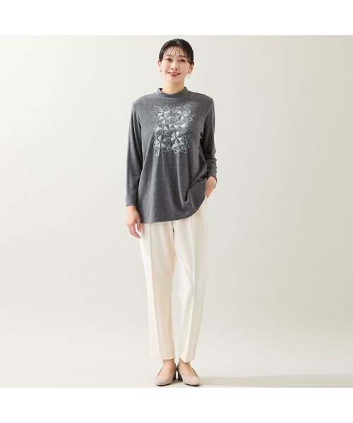 missel / ミゼール カットソー | 【洗える・日本製・3L/4Lサイズあり】トライアングル刺繍カットソー | 詳細11