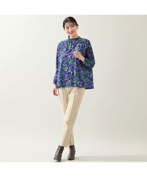 missel / ミゼール カットソー | 【洗える・日本製・3L/4Lサイズあり】フラワーガーデンカットソー | 詳細13