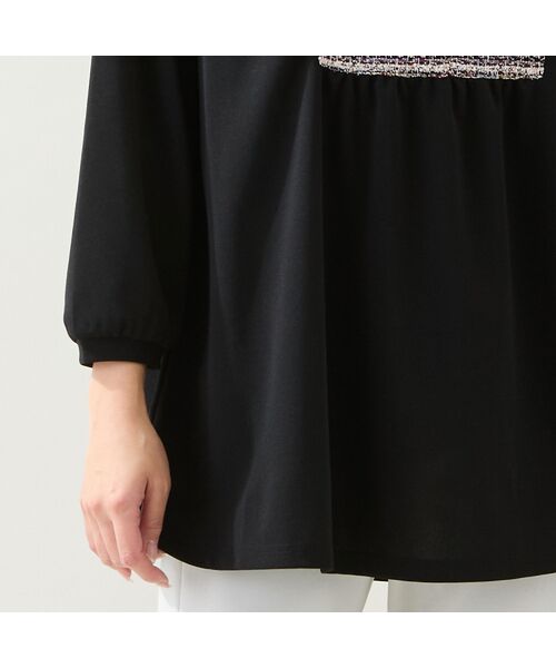 missel / ミゼール カットソー | 【洗える・3L/4Lサイズあり】ヨークチュニック | 詳細4