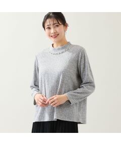 missel / ミゼール カットソー | 【洗える・3L/4Lサイズあり】ビジューモチーフつきカットソー