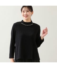 missel / ミゼール カットソー | 【洗える・3L/4Lサイズあり】ビジューモチーフつきカットソー