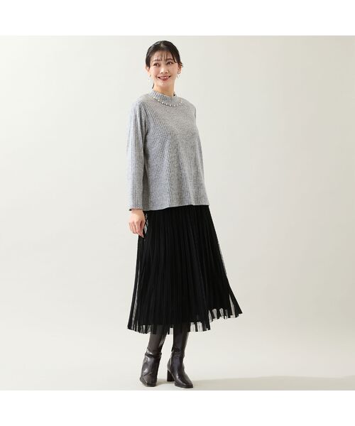 missel / ミゼール カットソー | 【洗える・3L/4Lサイズあり】ビジューモチーフつきカットソー | 詳細2