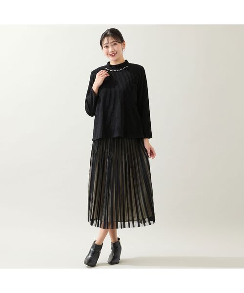 missel / ミゼール カットソー | 【洗える・3L/4Lサイズあり】ビジューモチーフつきカットソー | 詳細11