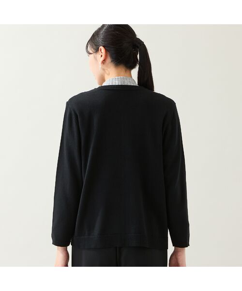 missel / ミゼール カーディガン・ボレロ | 【アンサンブル可・3L/4Lサイズあり】フロントレースカーディガン | 詳細9