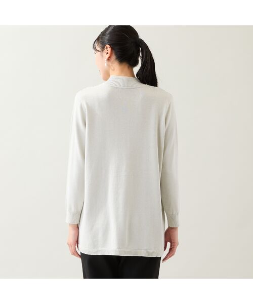 missel / ミゼール ニット・セーター | 【アンサンブル可・3L/4Lサイズあり】フロントレースチュニック | 詳細1