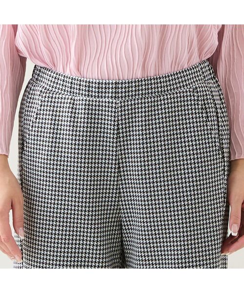 missel / ミゼール その他パンツ | 【洗える・日本製・3L/4Lサイズあり】千鳥柄イージーパンツ | 詳細4