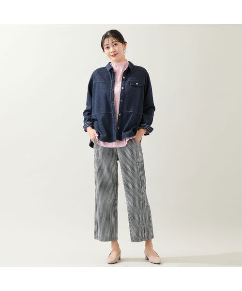 missel / ミゼール その他パンツ | 【洗える・日本製・3L/4Lサイズあり】千鳥柄イージーパンツ | 詳細7