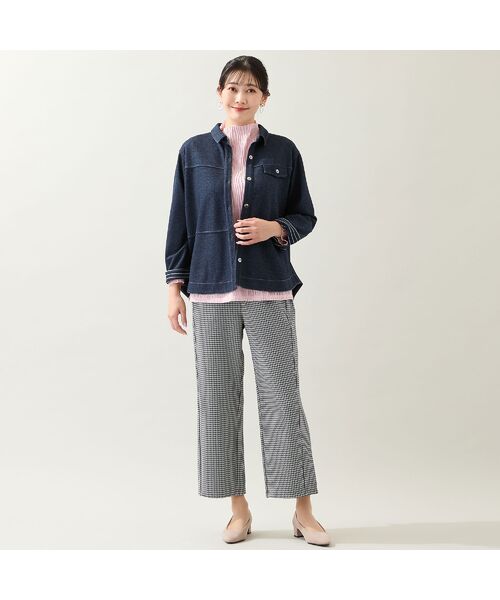 missel / ミゼール その他パンツ | 【洗える・日本製・3L/4Lサイズあり】千鳥柄イージーパンツ | 詳細8