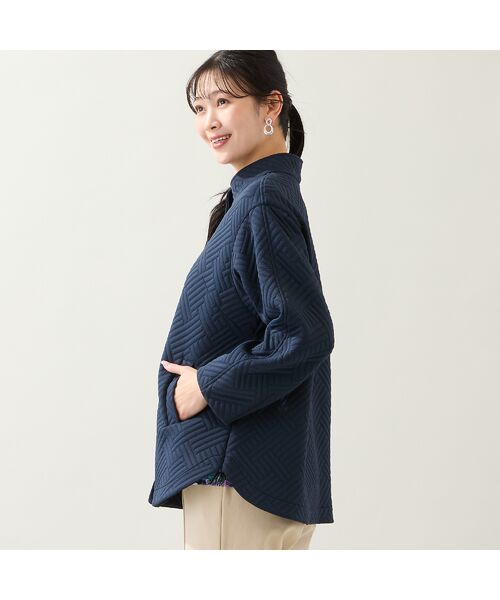 missel / ミゼール その他アウター | 【3Lサイズあり】キルト風ジャカードジャケット | 詳細6