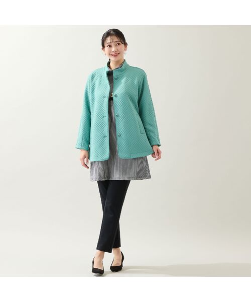 missel / ミゼール その他アウター | 【3Lサイズあり】キルト風ジャカードジャケット | 詳細14