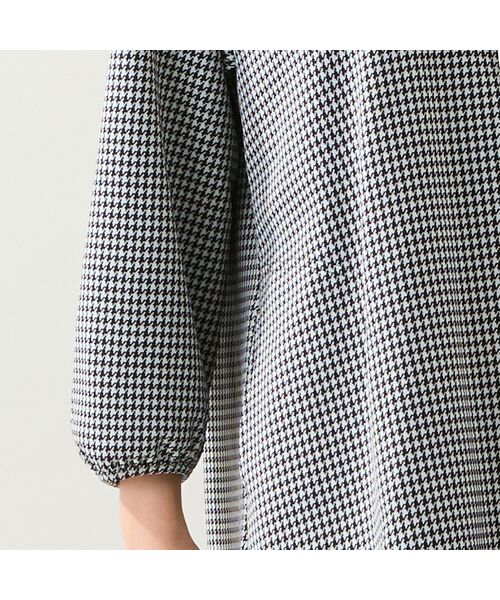 missel / ミゼール カットソー | 【洗える・日本製・3L/4Lサイズあり】千鳥柄チュニック | 詳細4