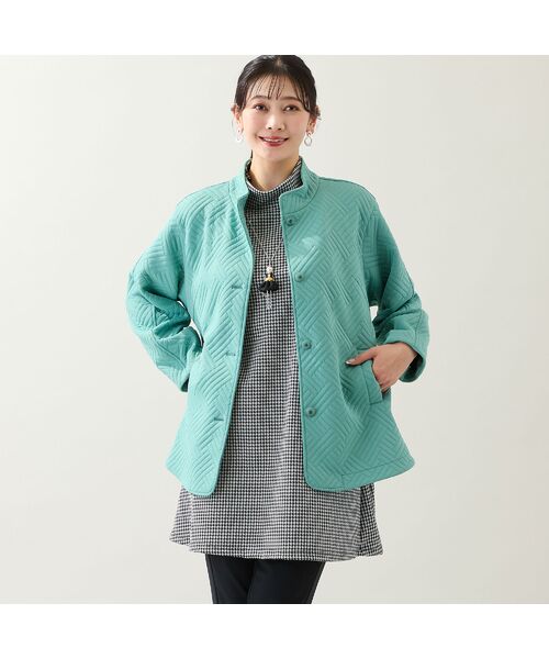 missel / ミゼール カットソー | 【洗える・日本製・3L/4Lサイズあり】千鳥柄チュニック | 詳細9