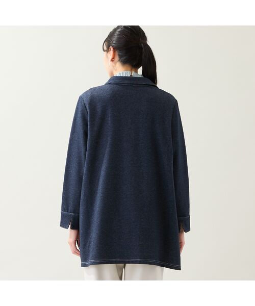 missel / ミゼール カットソー | 【洗える・3L/4Lサイズあり】ニットデニムチュニック | 詳細1