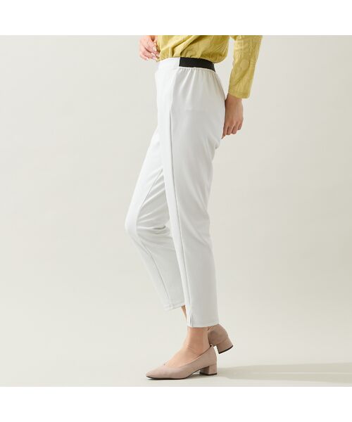 missel / ミゼール その他パンツ | 【洗える・すぐ乾く時短素材・L~4Lサイズ】裾スリットスリムパンツ | 詳細3