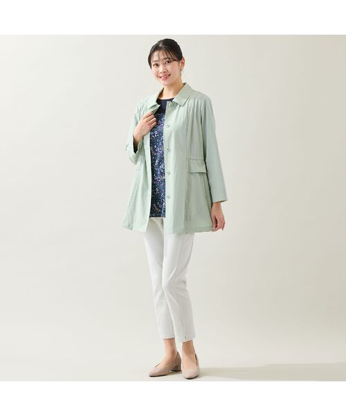 missel / ミゼール その他パンツ | 【洗える・すぐ乾く時短素材・L~4Lサイズ】裾スリットスリムパンツ | 詳細5