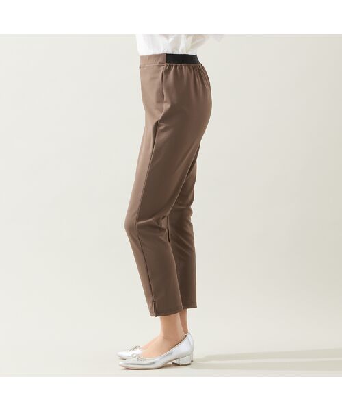 missel / ミゼール その他パンツ | 【洗える・すぐ乾く時短素材・L~4Lサイズ】裾スリットスリムパンツ | 詳細8