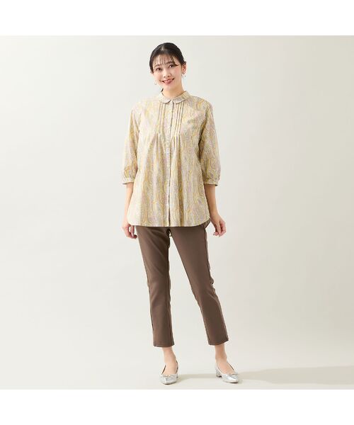 missel / ミゼール その他パンツ | 【洗える・すぐ乾く時短素材・L~4Lサイズ】裾スリットスリムパンツ | 詳細10