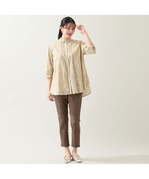 missel / ミゼール その他パンツ | 【洗える・すぐ乾く時短素材・L~4Lサイズ】裾スリットスリムパンツ | 詳細11