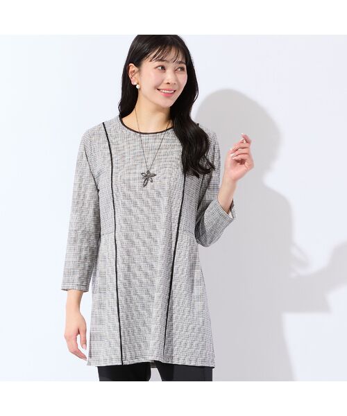 missel / ミゼール カットソー | 【洗える・清涼快適素材・L～4Lサイズ】Breeze Coolチュニック | 詳細1