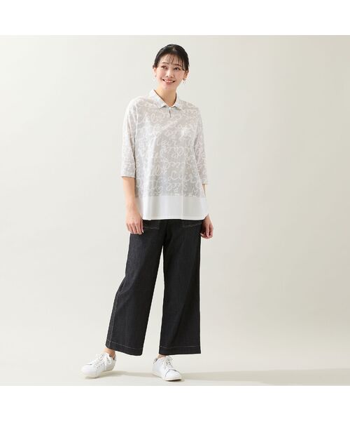 missel / ミゼール カットソー | 【洗える・WEB限定カラーあり・L～4Lサイズ】スキッパートップス | 詳細5