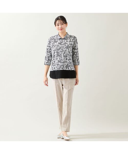 missel / ミゼール カットソー | 【洗える・WEB限定カラーあり・L～4Lサイズ】スキッパートップス | 詳細11