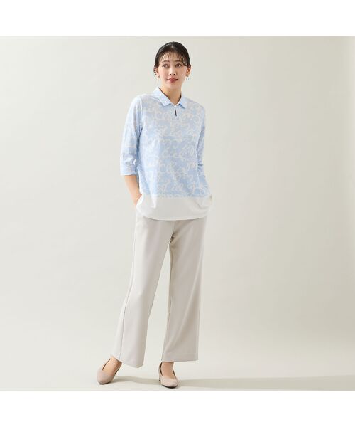 missel / ミゼール カットソー | 【洗える・WEB限定カラーあり・L～4Lサイズ】スキッパートップス | 詳細15